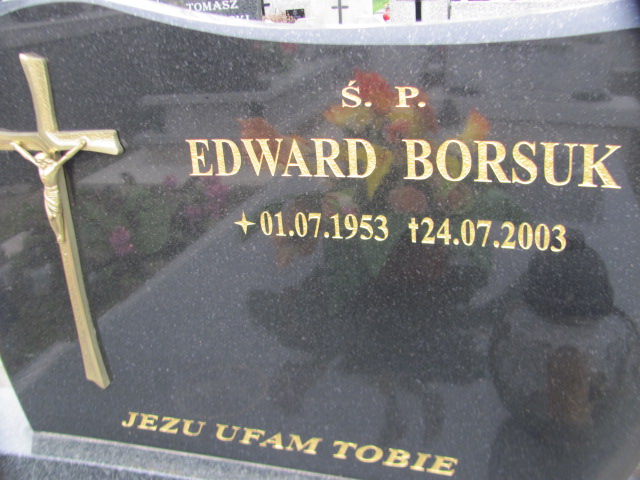 Edward Borsuk 1953 Żyraków - Grobonet - Wyszukiwarka osób pochowanych