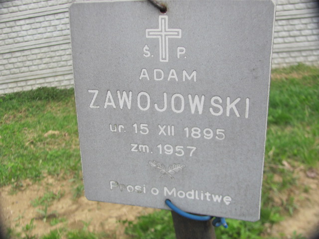 Adam Zawojowski 1895 Żyraków - Grobonet - Wyszukiwarka osób pochowanych