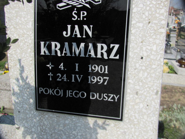 Jan Kramarz 1901 Żyraków - Grobonet - Wyszukiwarka osób pochowanych