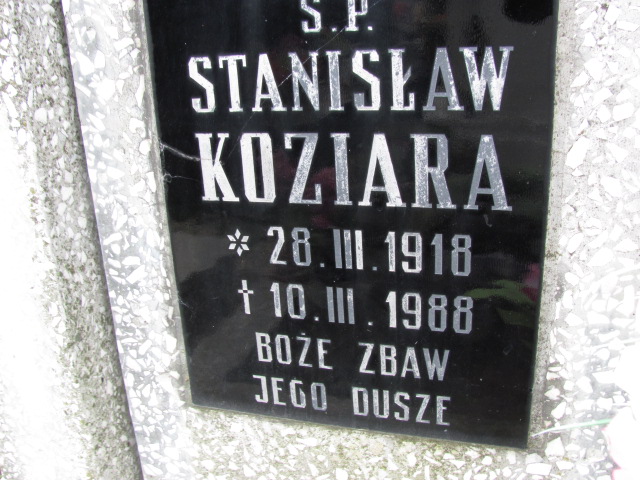 Bolesław Koziara 1948 Żyraków - Grobonet - Wyszukiwarka osób pochowanych