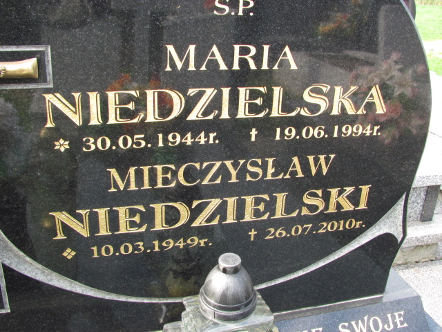 Mieczysław Niedzielski 1949 Żyraków - Grobonet - Wyszukiwarka osób pochowanych